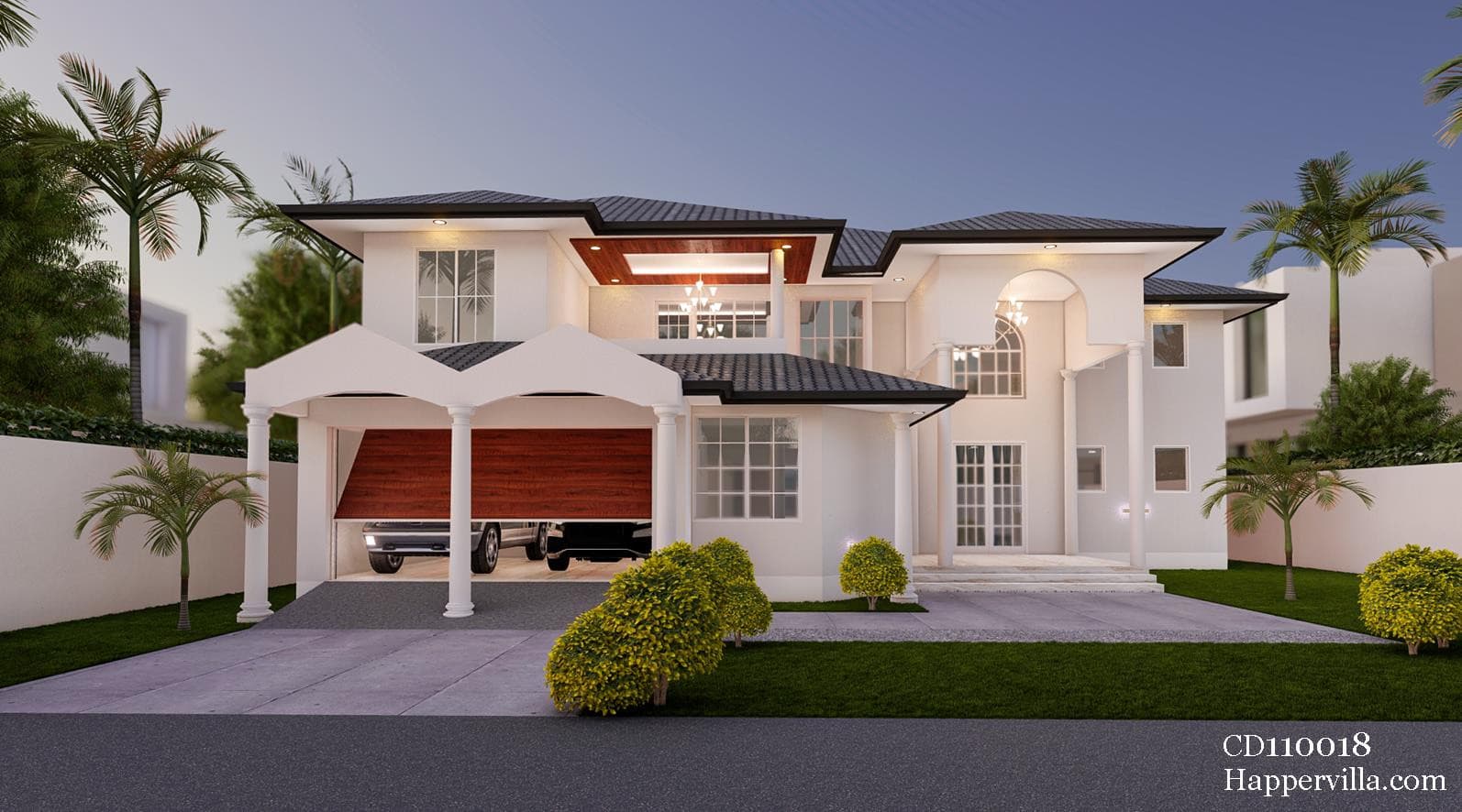 4 Bedroom Contemporary Home Design - CD110018.