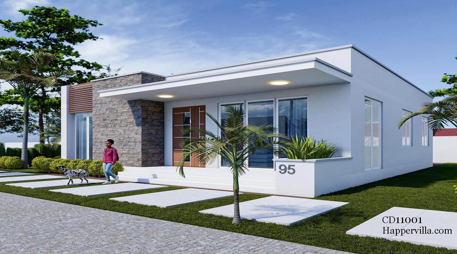 3 Bedroom Modern Home Design- CD11001.