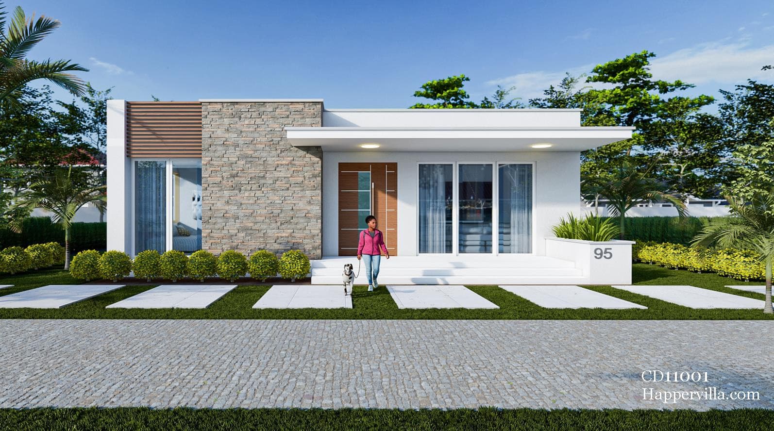 3 Bedroom Modern Home Design- CD11001.