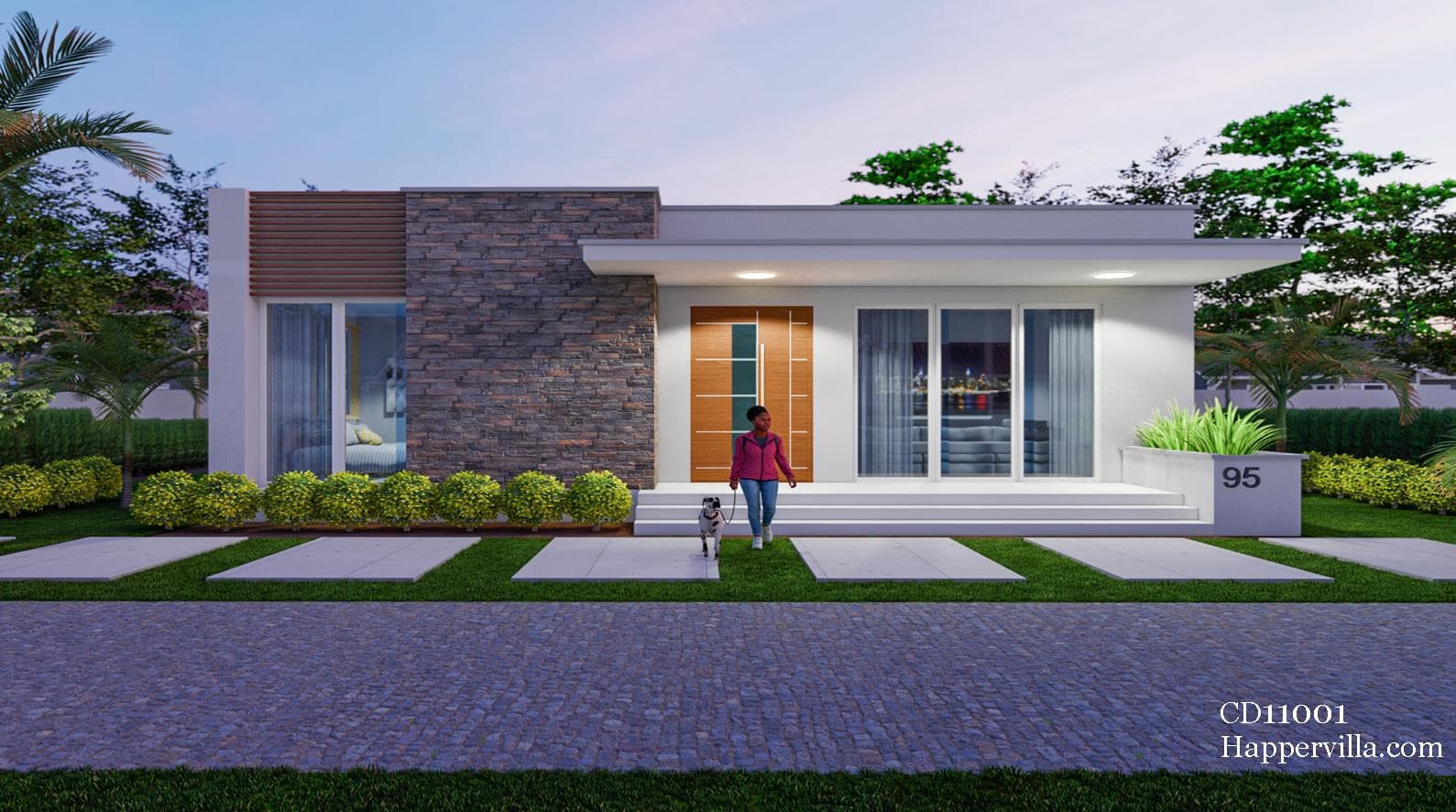 3 Bedroom Modern Home Design- CD11001.