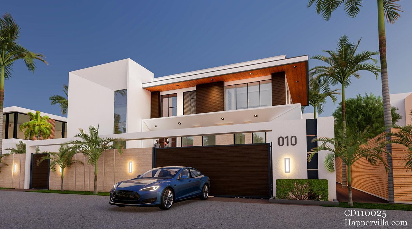 5 Bedroom Modern Home Design- CD110025.