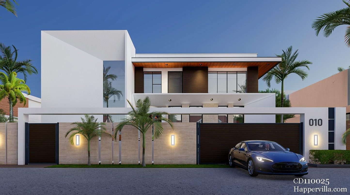 5 Bedroom Modern Home Design- CD110025.