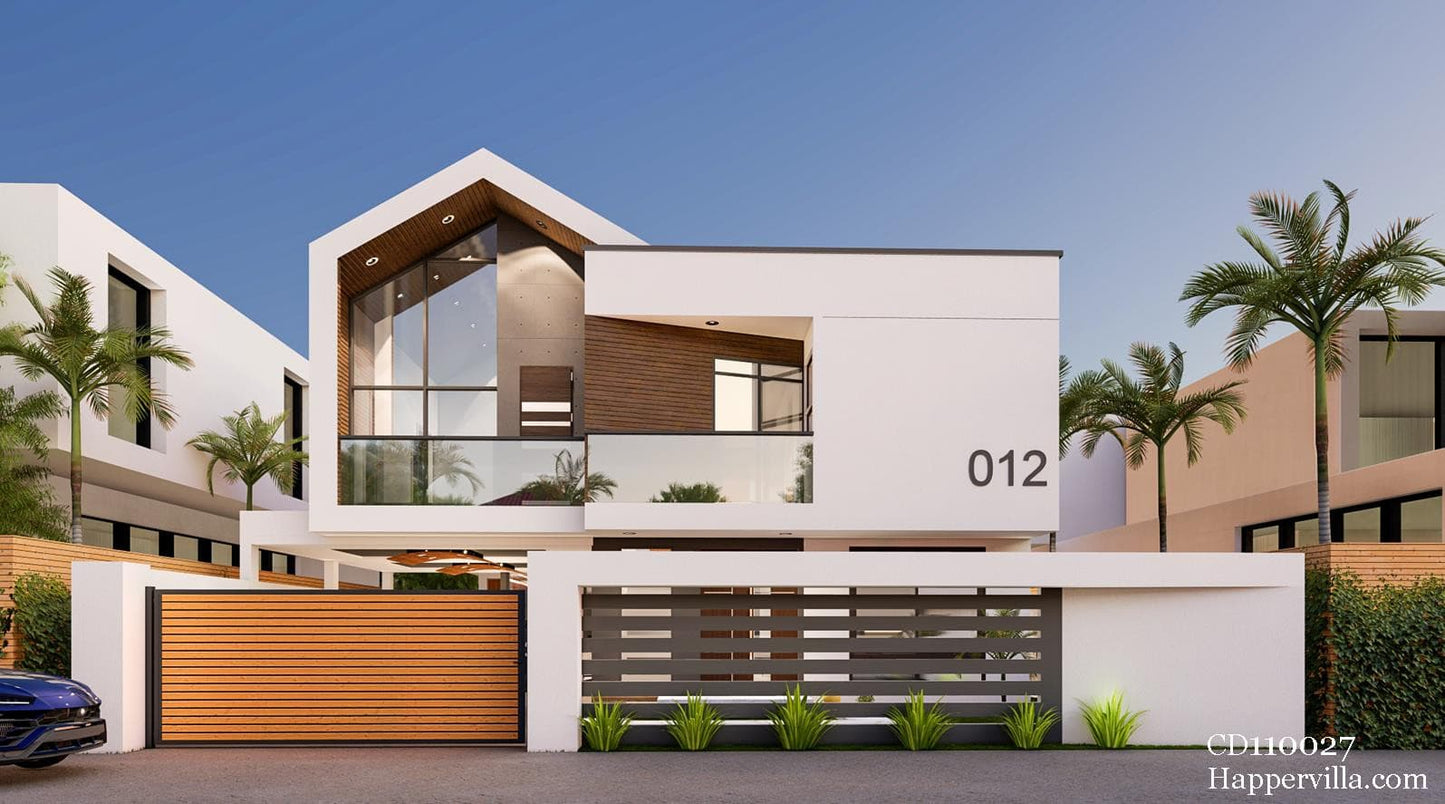 4 Bedroom Modern Home Design- CD110027.