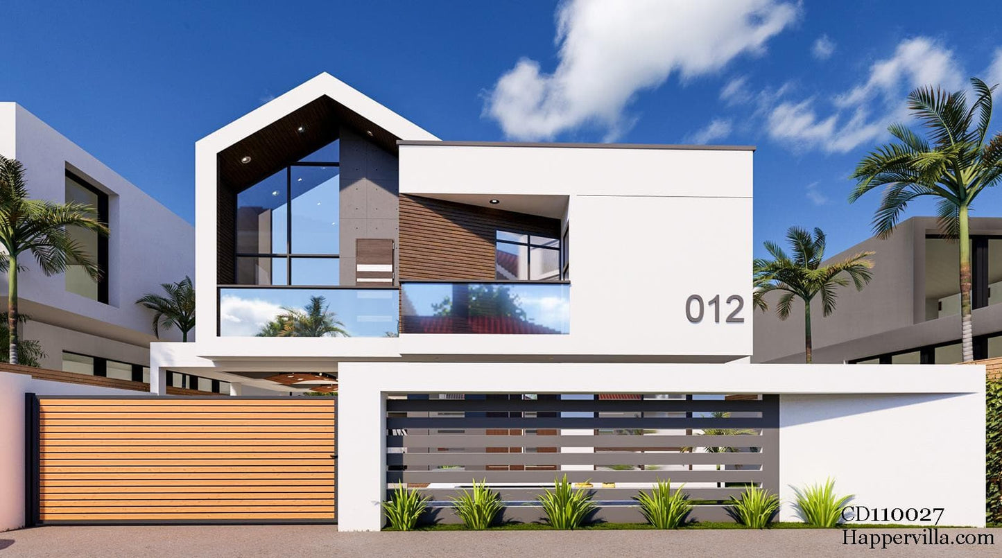 4 Bedroom Modern Home Design- CD110027.