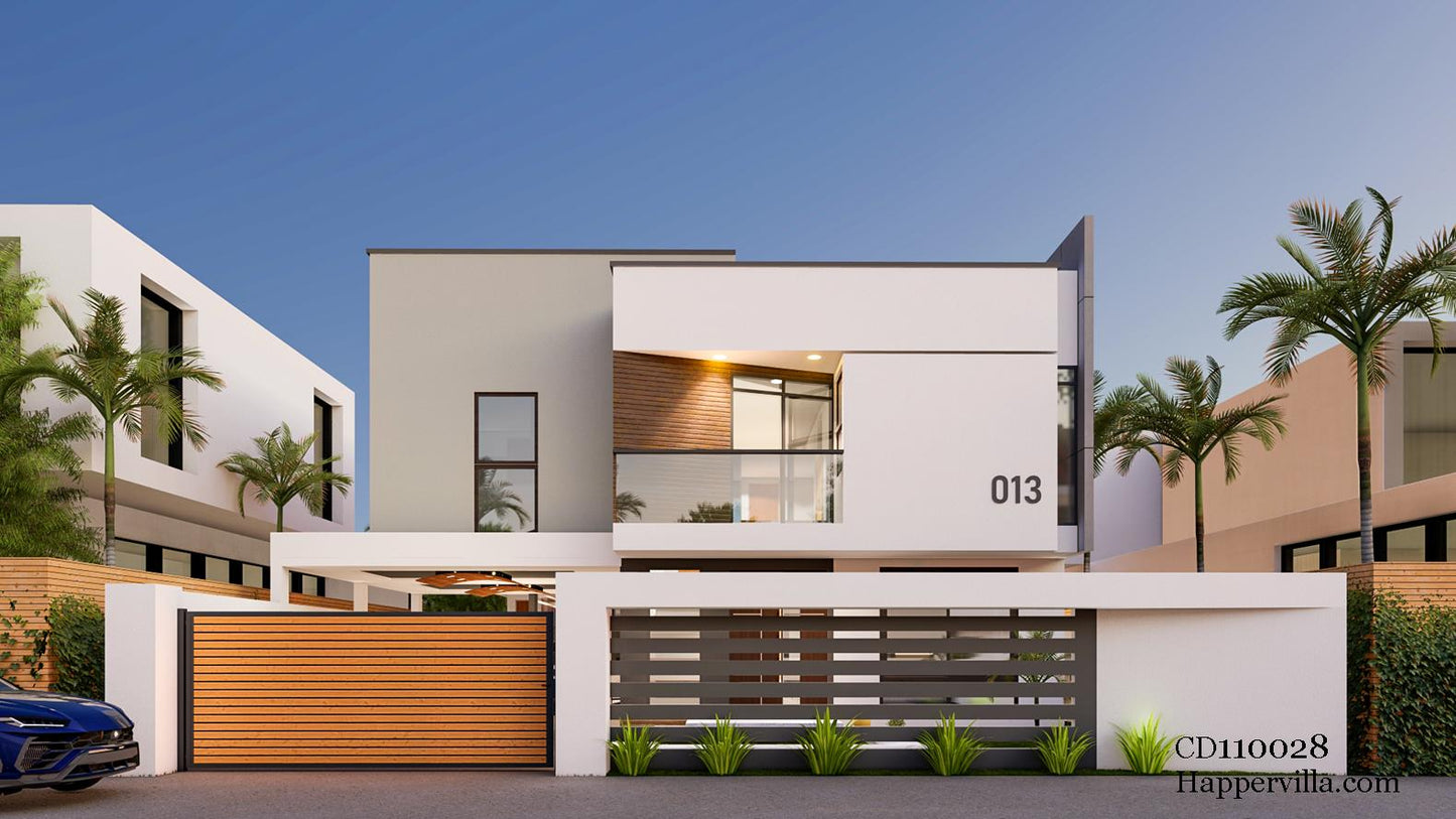 4 Bedroom Modern Home Design- CD110028