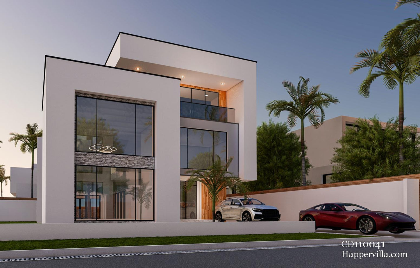 4 Bedroom Contemporary Home Design - CD110041