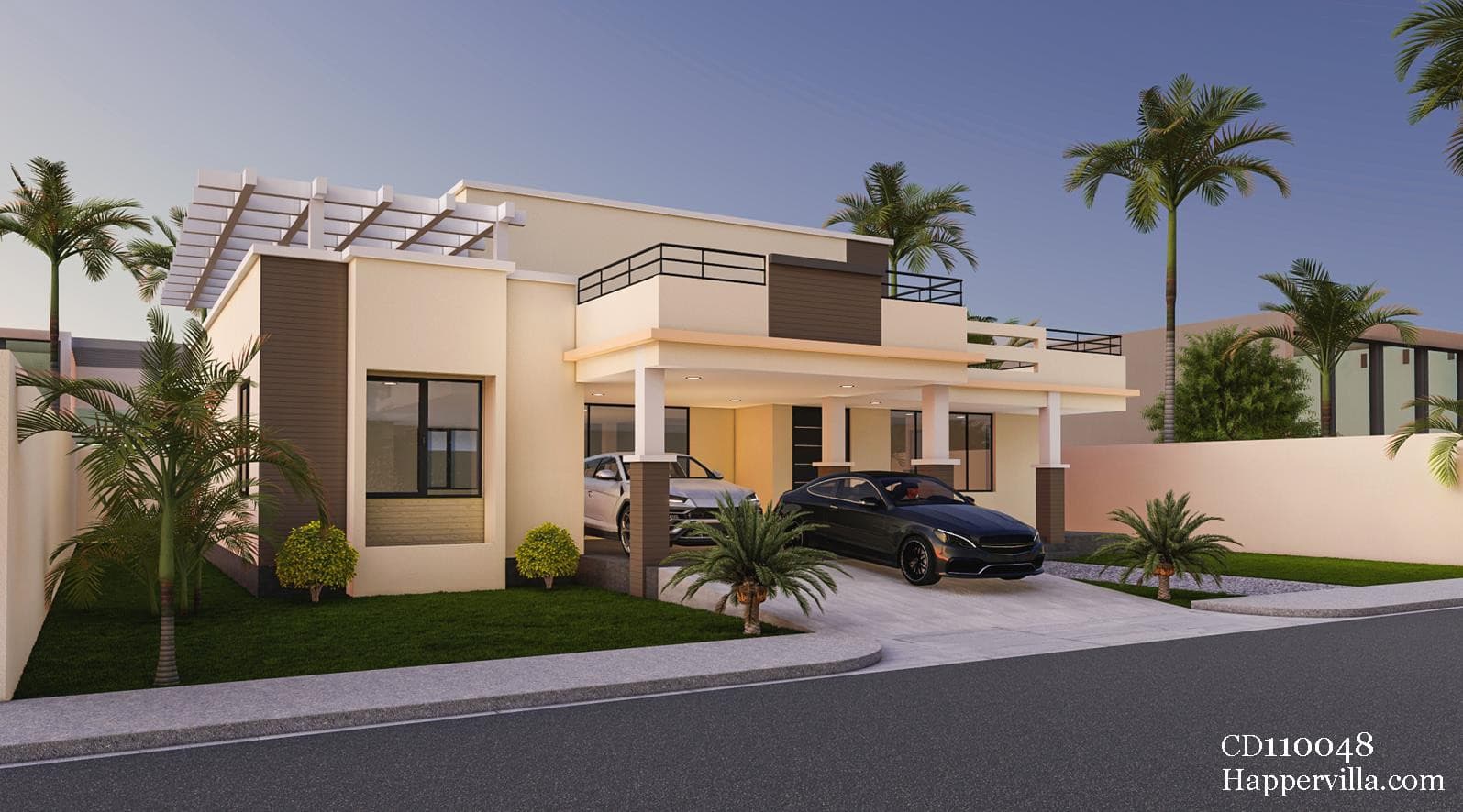 4 Bedroom Contemporary Home Design - CD110048.