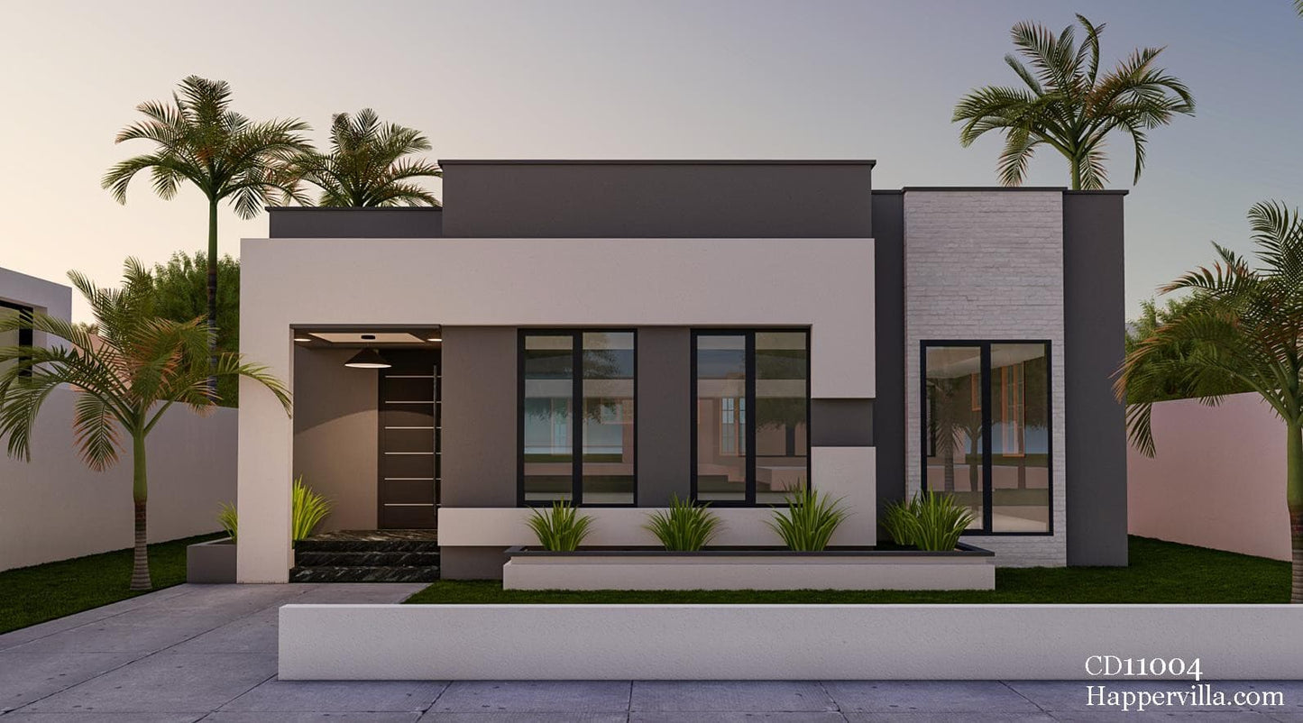 3 Bedroom Modern Home Design- CD11004.