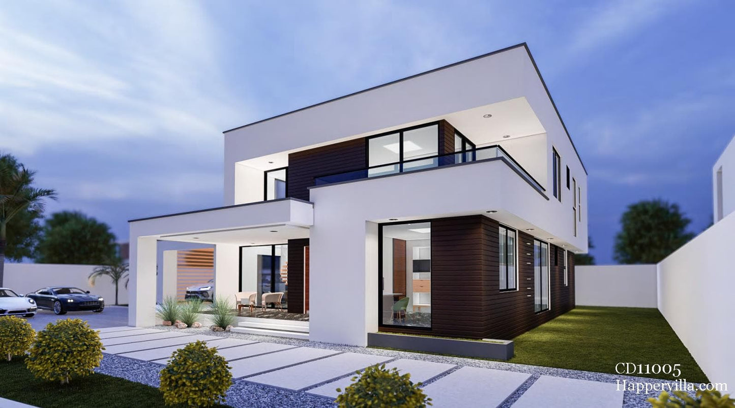 4 Bedroom Modern Home Design- CD11005.