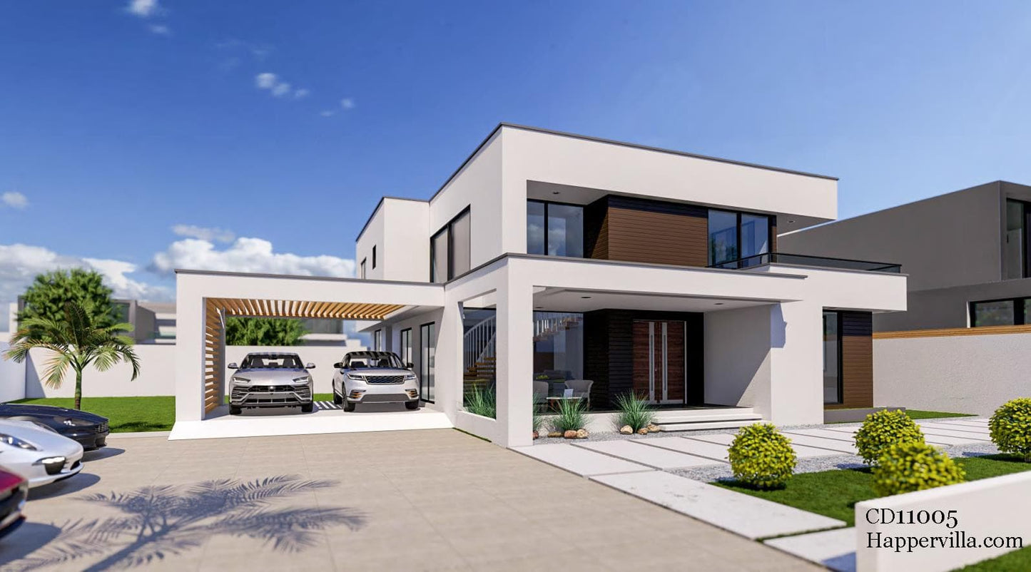 4 Bedroom Modern Home Design- CD11005.