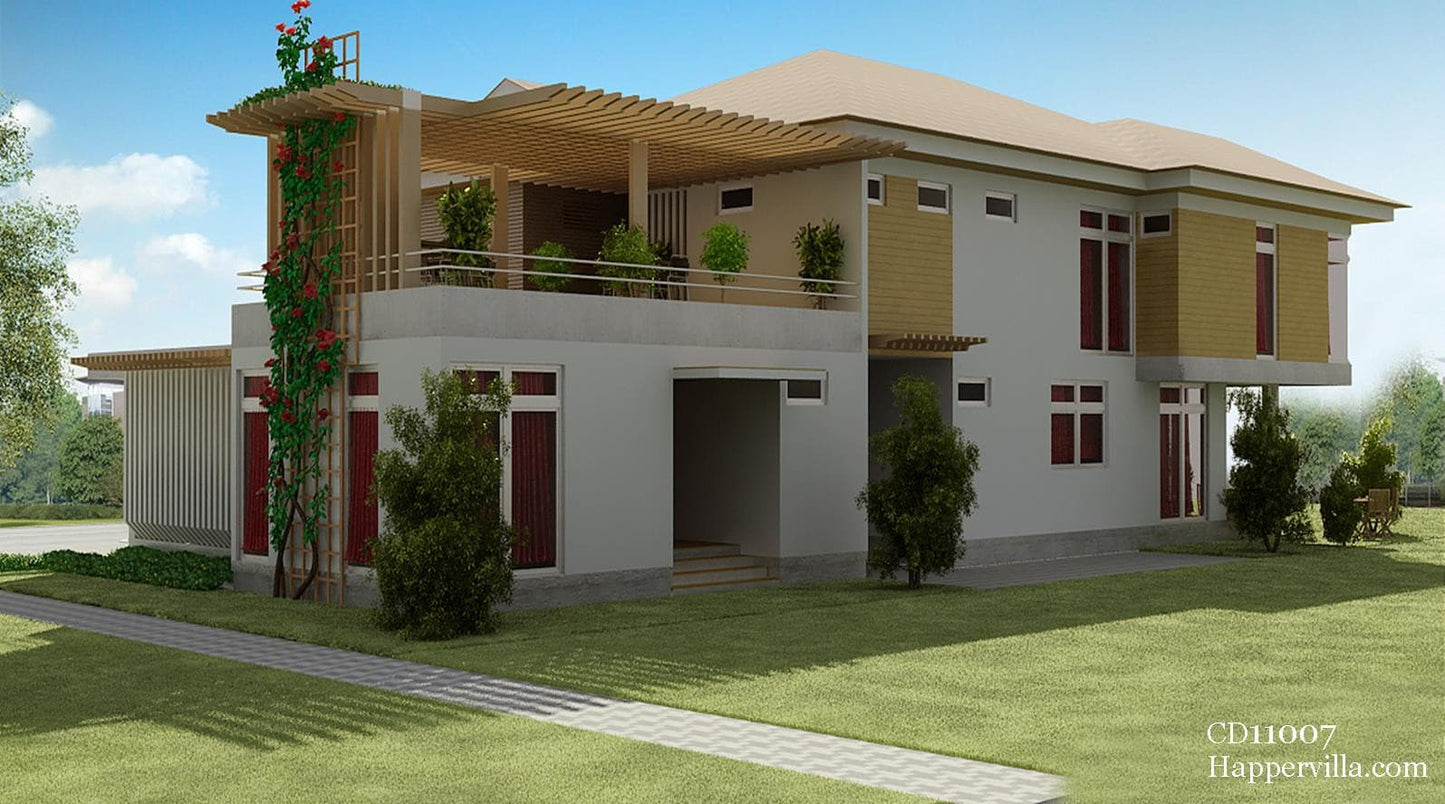 5 Bedroom Contemporary Home Design - CD11007.