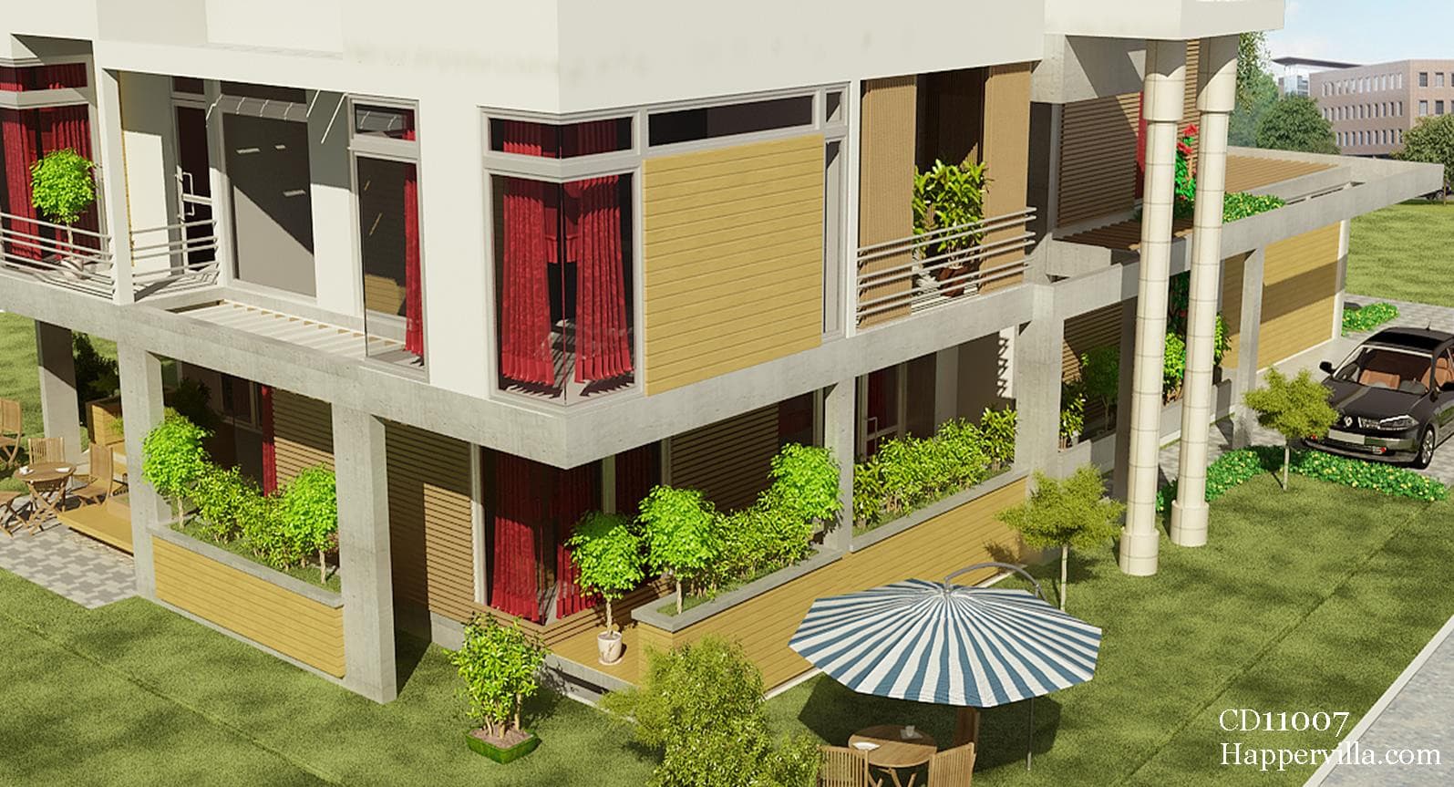 5 Bedroom Contemporary Home Design - CD11007.